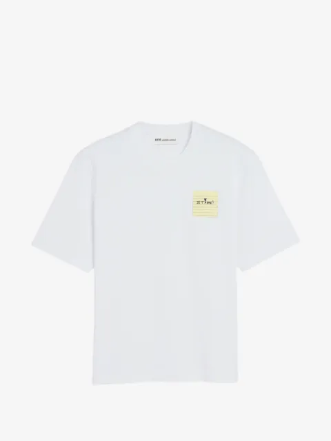 AMI Paris cotton post it "Je t'aime" T-shirt