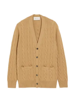 Sacai ロゴ カーディガン | ブラウン | FARFETCH JP