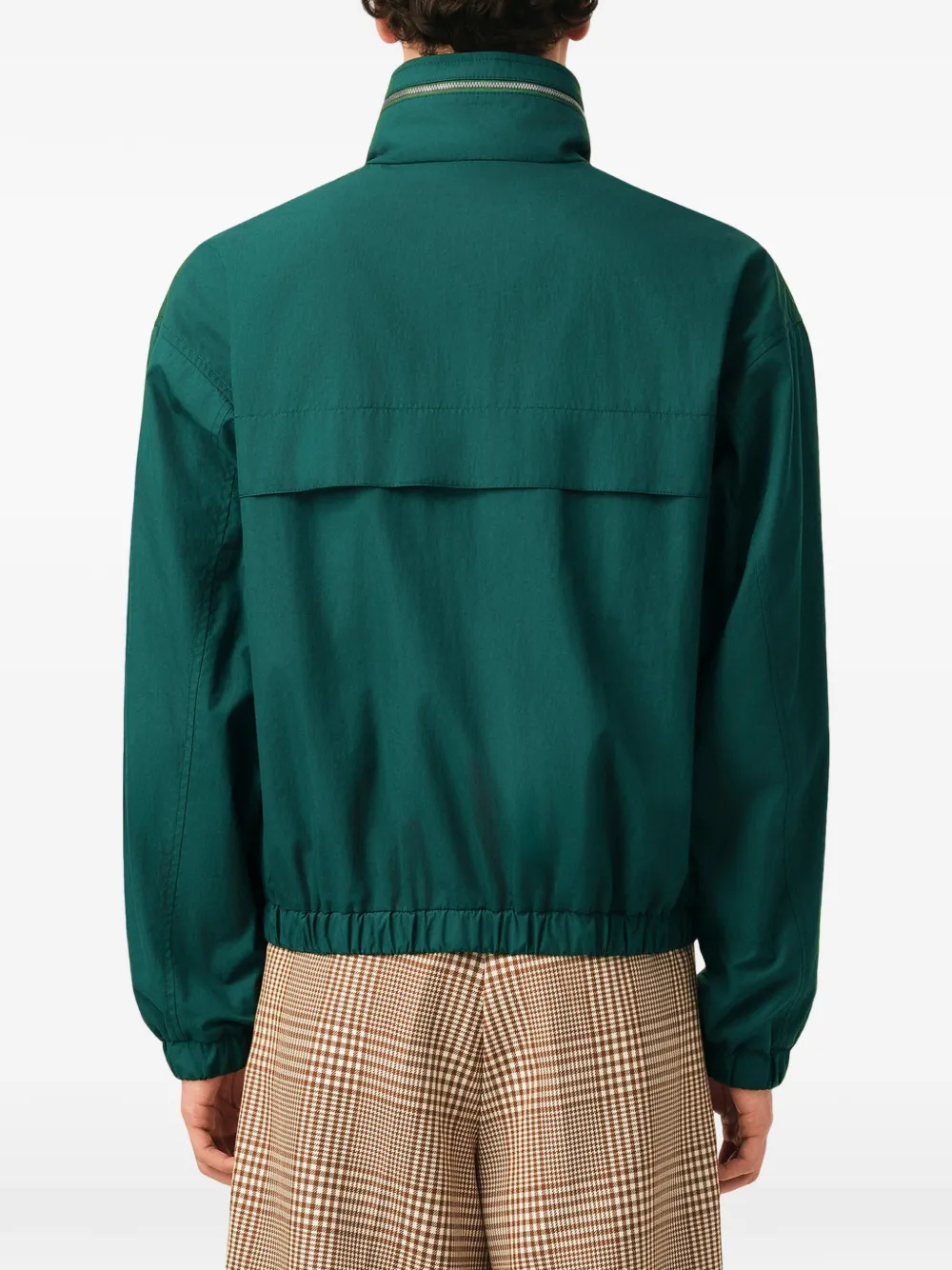 AMI Paris Katoenen en nylon canvas windjack Groen