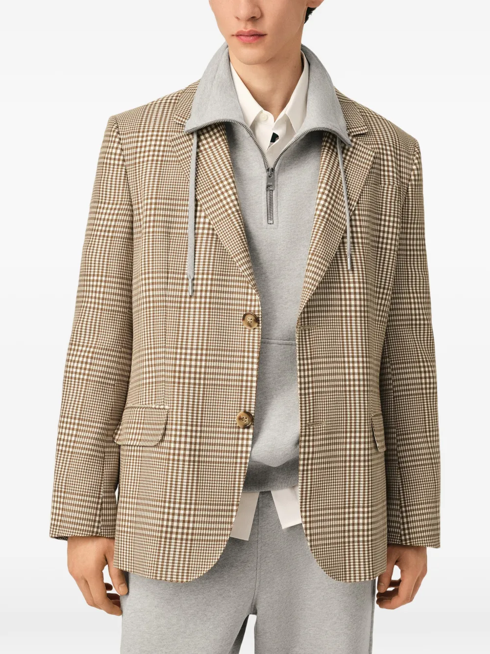 AMI Paris Wollen jack Beige