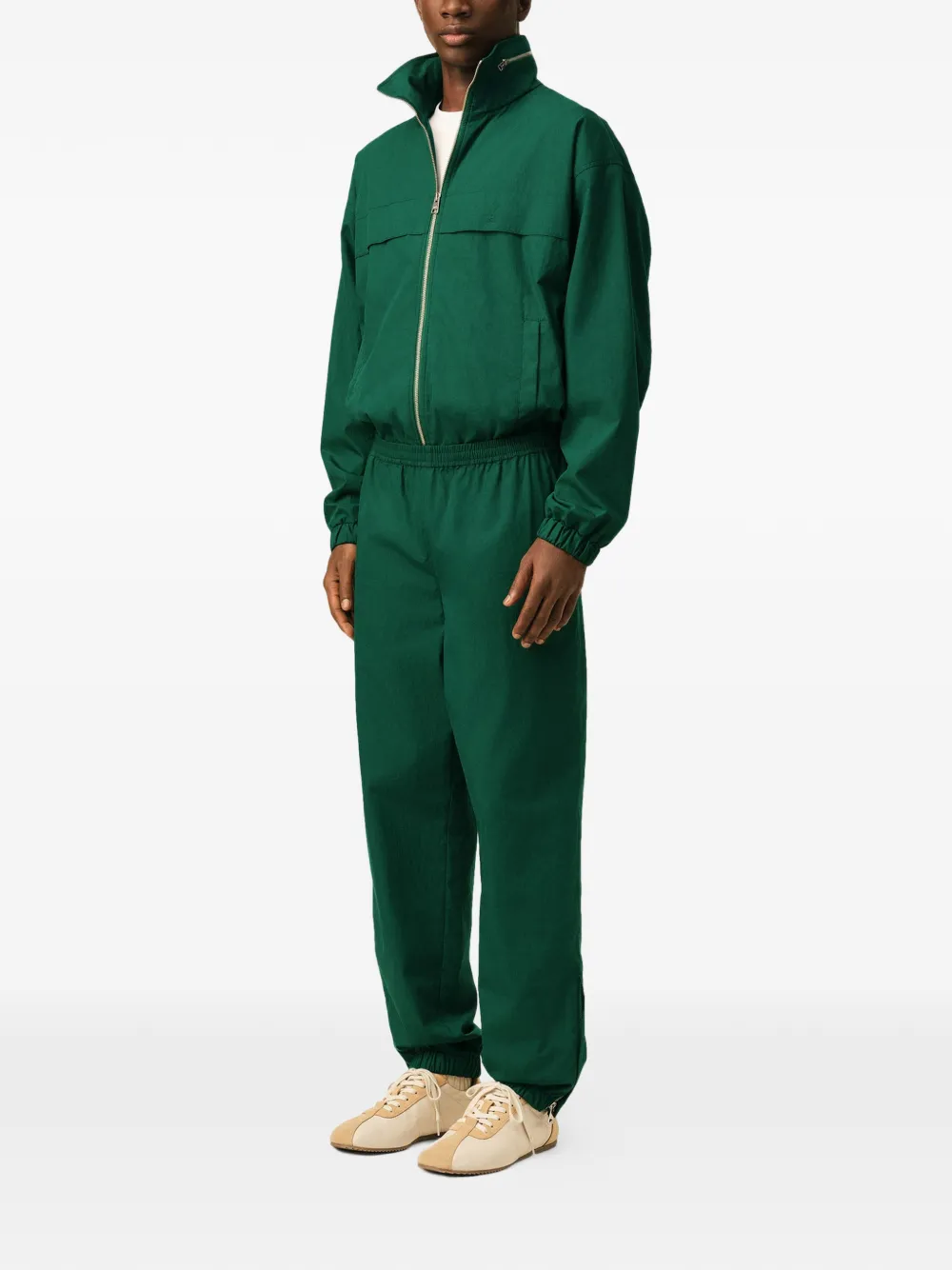 AMI Paris Katoenen Ami De Coeur trainingsbroek Groen
