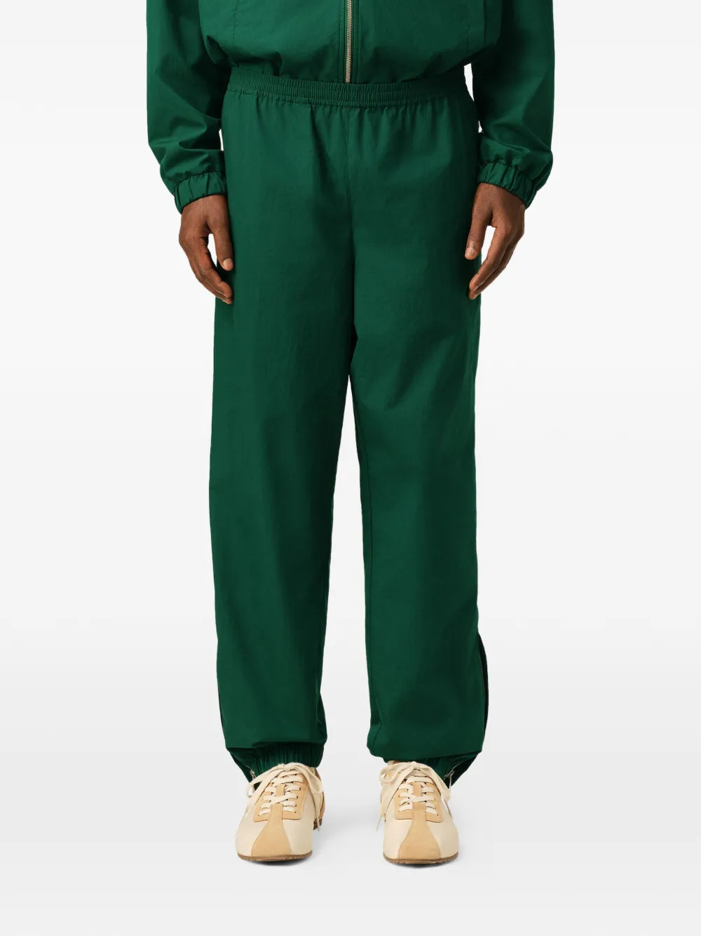 AMI Paris Katoenen Ami De Coeur trainingsbroek Groen