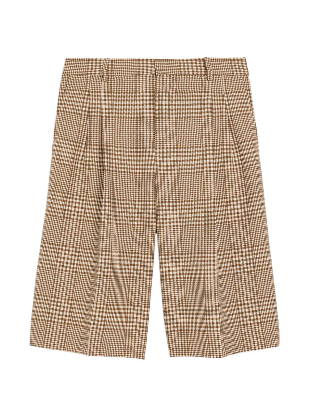 AMI Paris wool Prince Of Wales checkered shorts - Neutrals