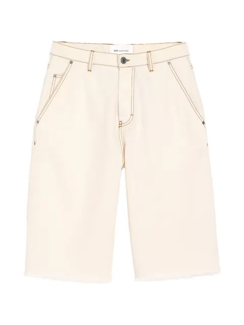 AMI Paris cotton wide-fit shorts