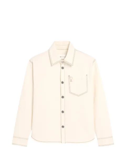 AMI Paris sobrecamisa Ami de Coeur de algodón