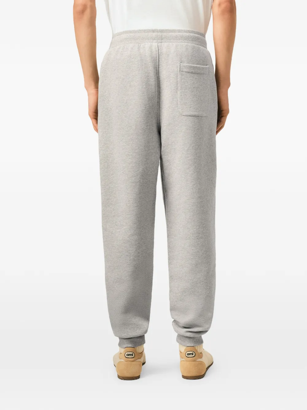 AMI Paris Trainingsbroek met logo Grijs