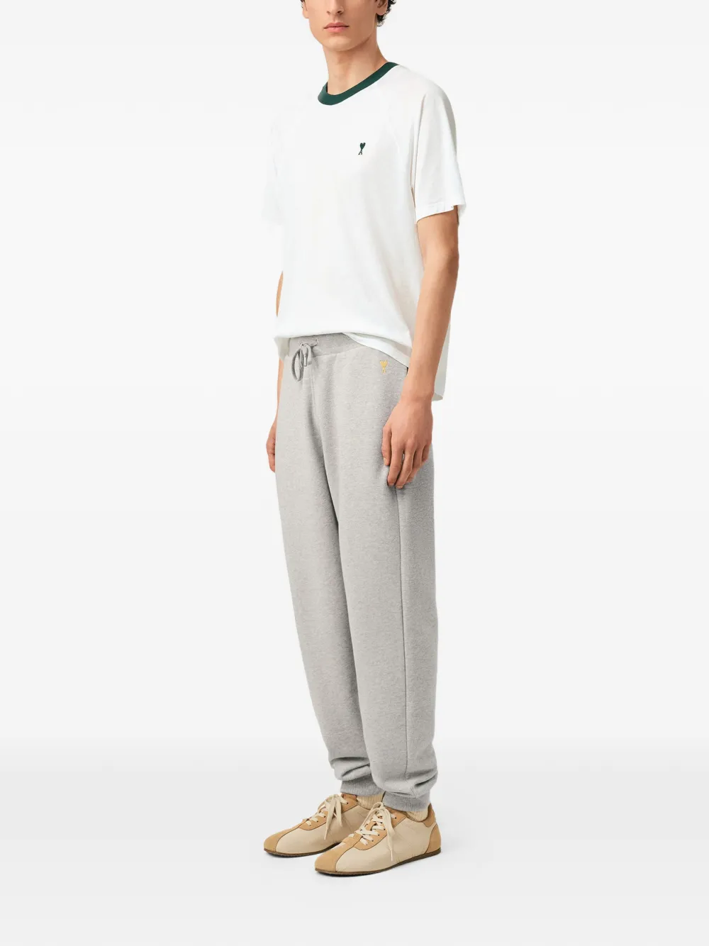 AMI Paris Trainingsbroek met logo Grijs