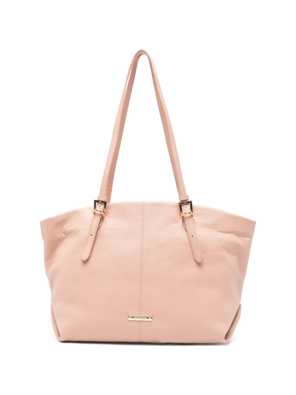 cromia Serena grained leather shoulder bag - Rosa