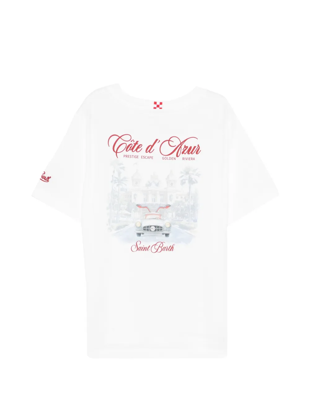 MC2 Saint Barth Kids T-shirt met tekst Wit