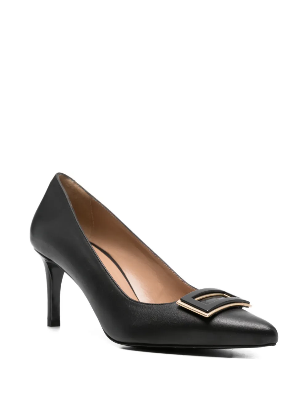 SERGIO MORETTI FIRENZE Pumps met gespdetail Zwart