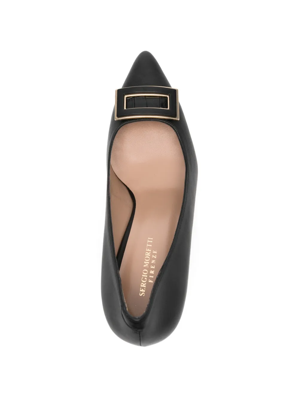 SERGIO MORETTI FIRENZE Pumps met gespdetail Zwart