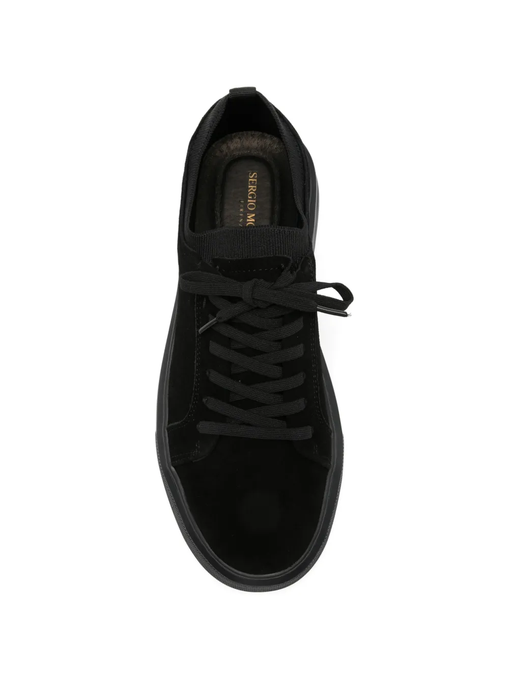 SERGIO MORETTI FIRENZE Suède sneakers Zwart