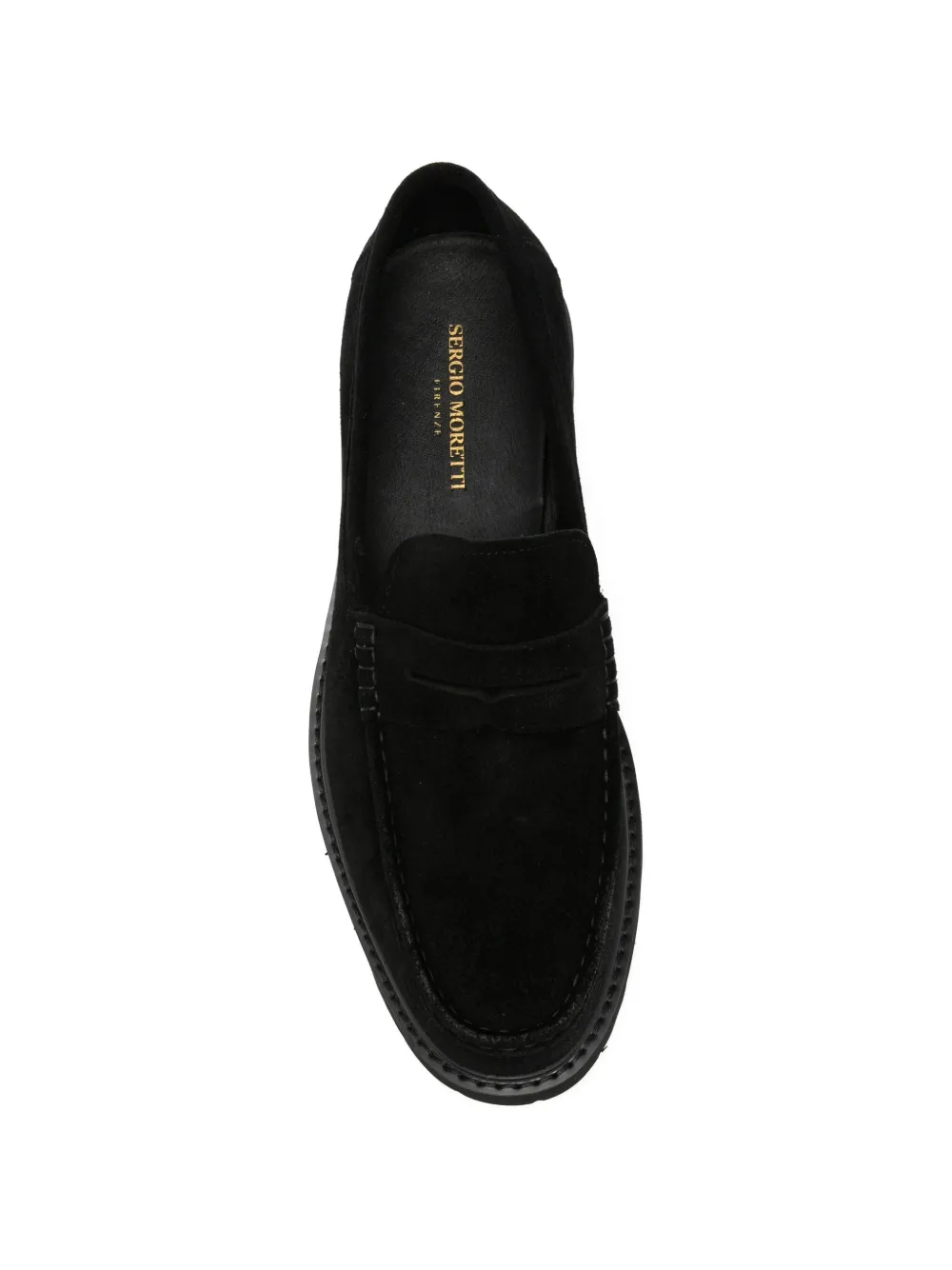 SERGIO MORETTI FIRENZE Loafers met chunky zool Zwart