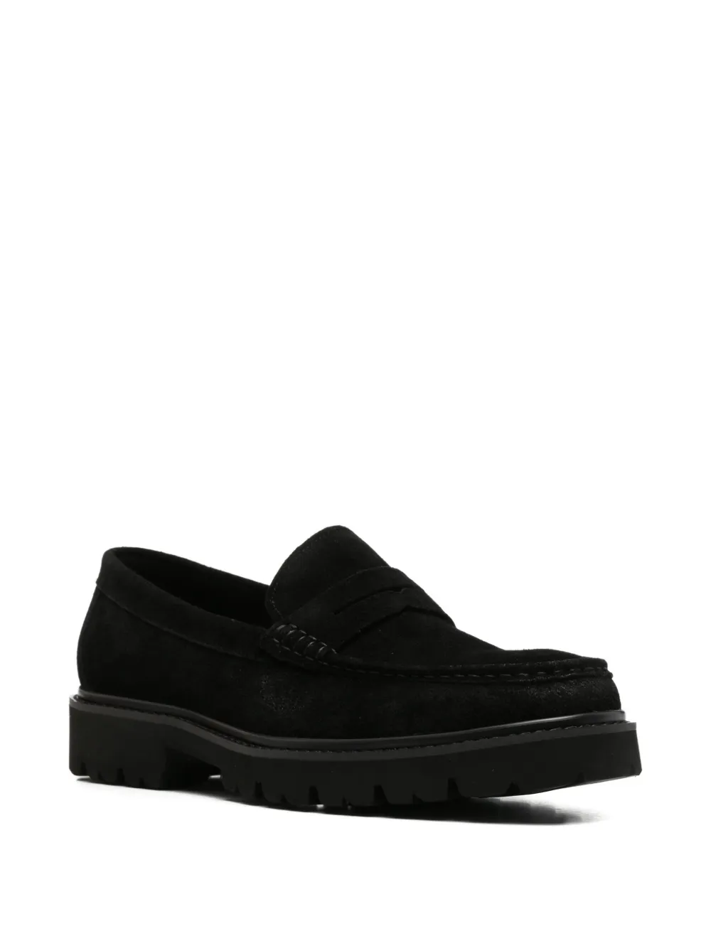 SERGIO MORETTI FIRENZE Loafers met chunky zool Zwart