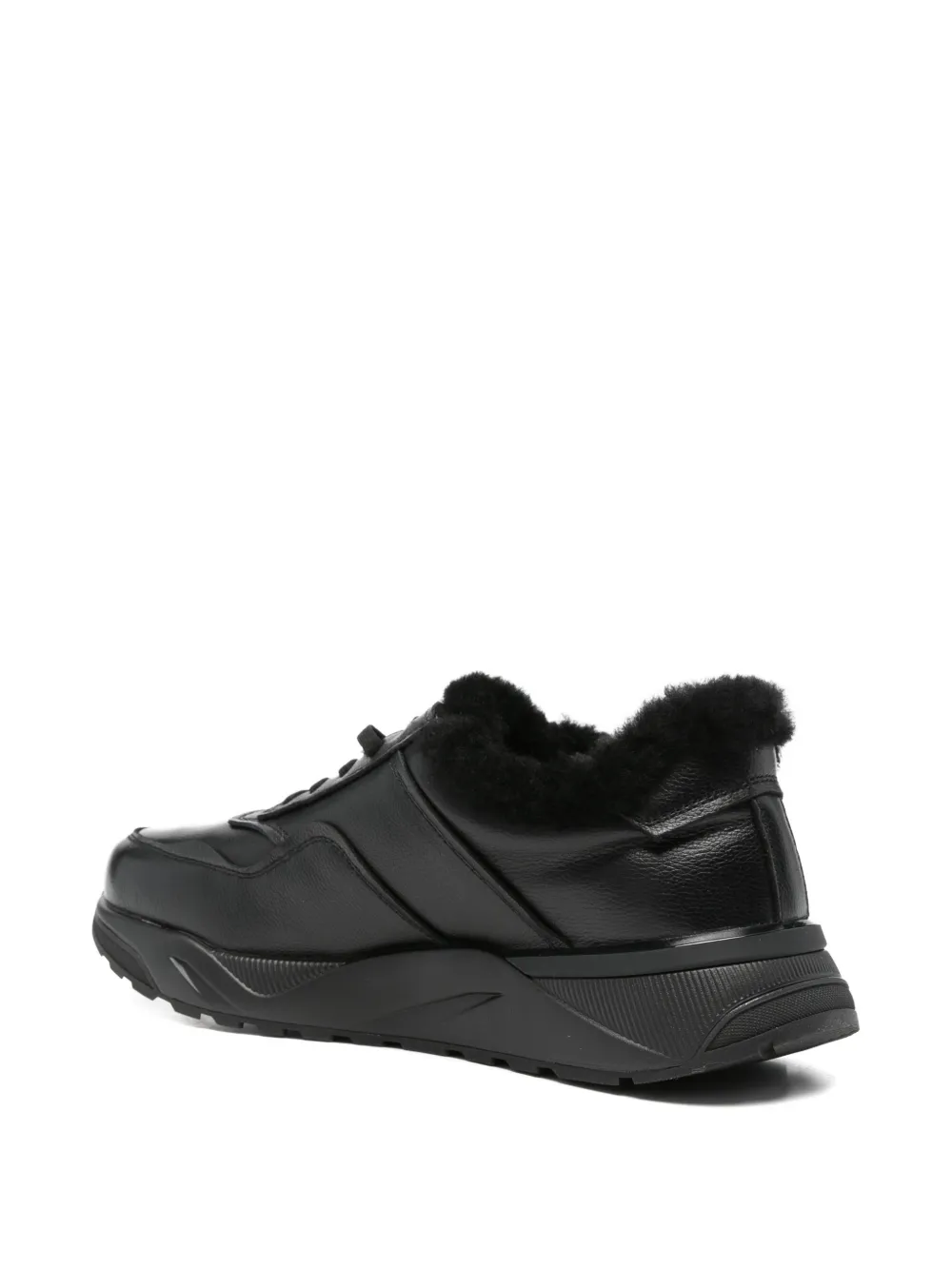 SERGIO MORETTI FIRENZE Sneakers met ronde neus Zwart