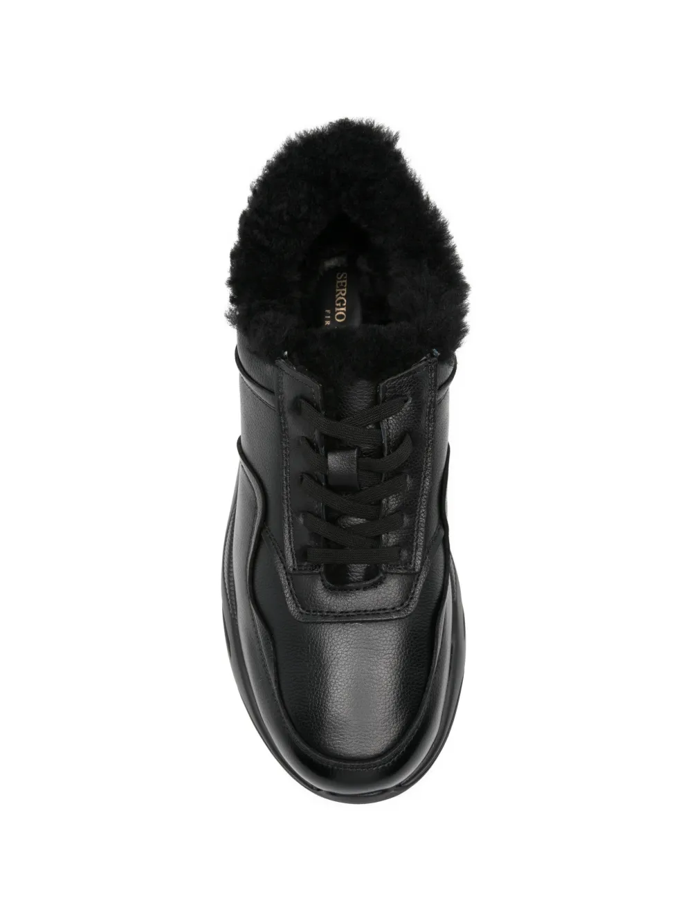 SERGIO MORETTI FIRENZE Sneakers met ronde neus Zwart