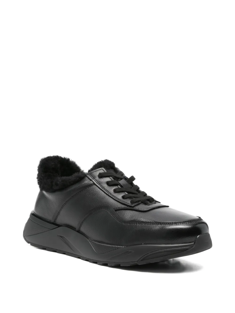 SERGIO MORETTI FIRENZE Sneakers met ronde neus Zwart