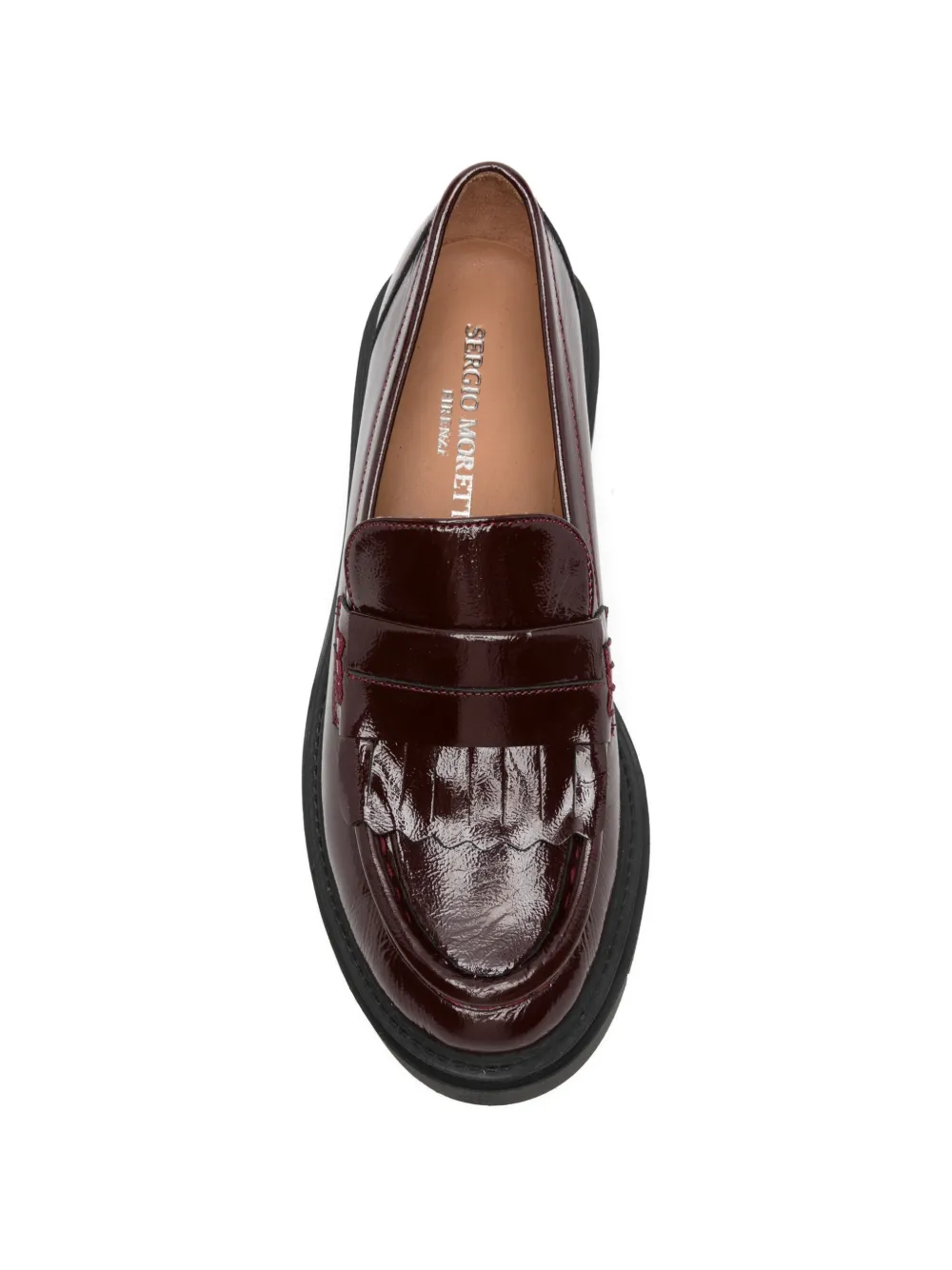 SERGIO MORETTI FIRENZE Loafers met chunky zool Rood