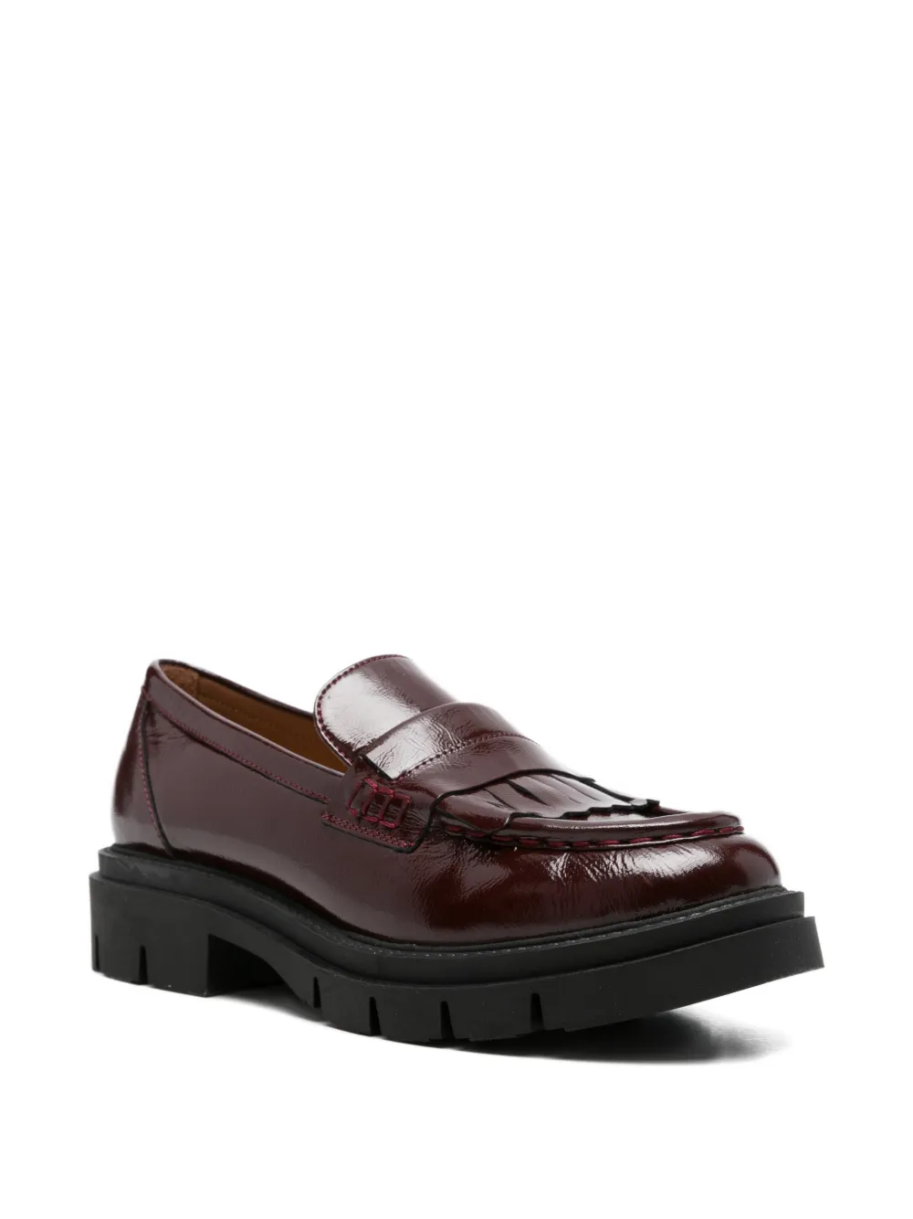 SERGIO MORETTI FIRENZE Loafers met chunky zool Rood