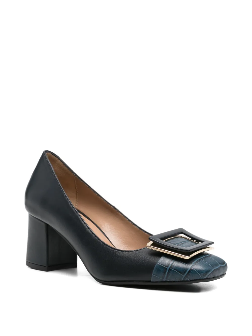 SERGIO MORETTI FIRENZE Pumps met gespdetail Blauw