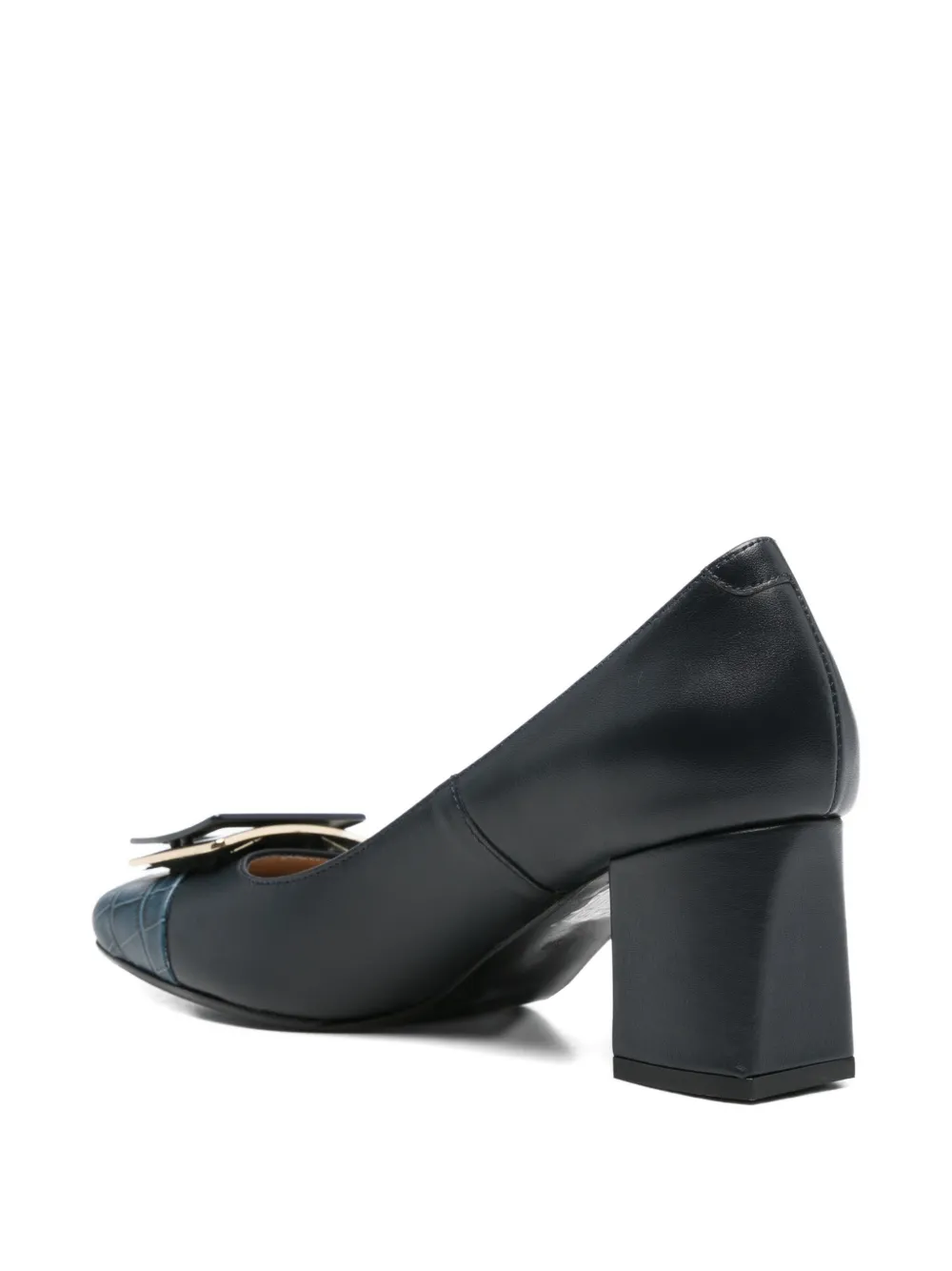 SERGIO MORETTI FIRENZE Pumps met gespdetail Blauw