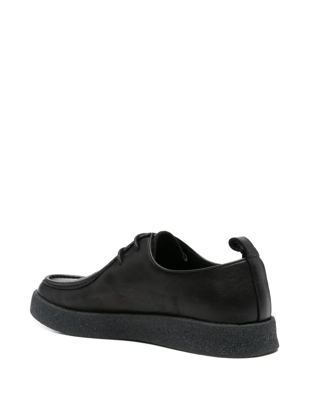 SERGIO MORETTI FIRENZE Leren Derby schoenen Zwart