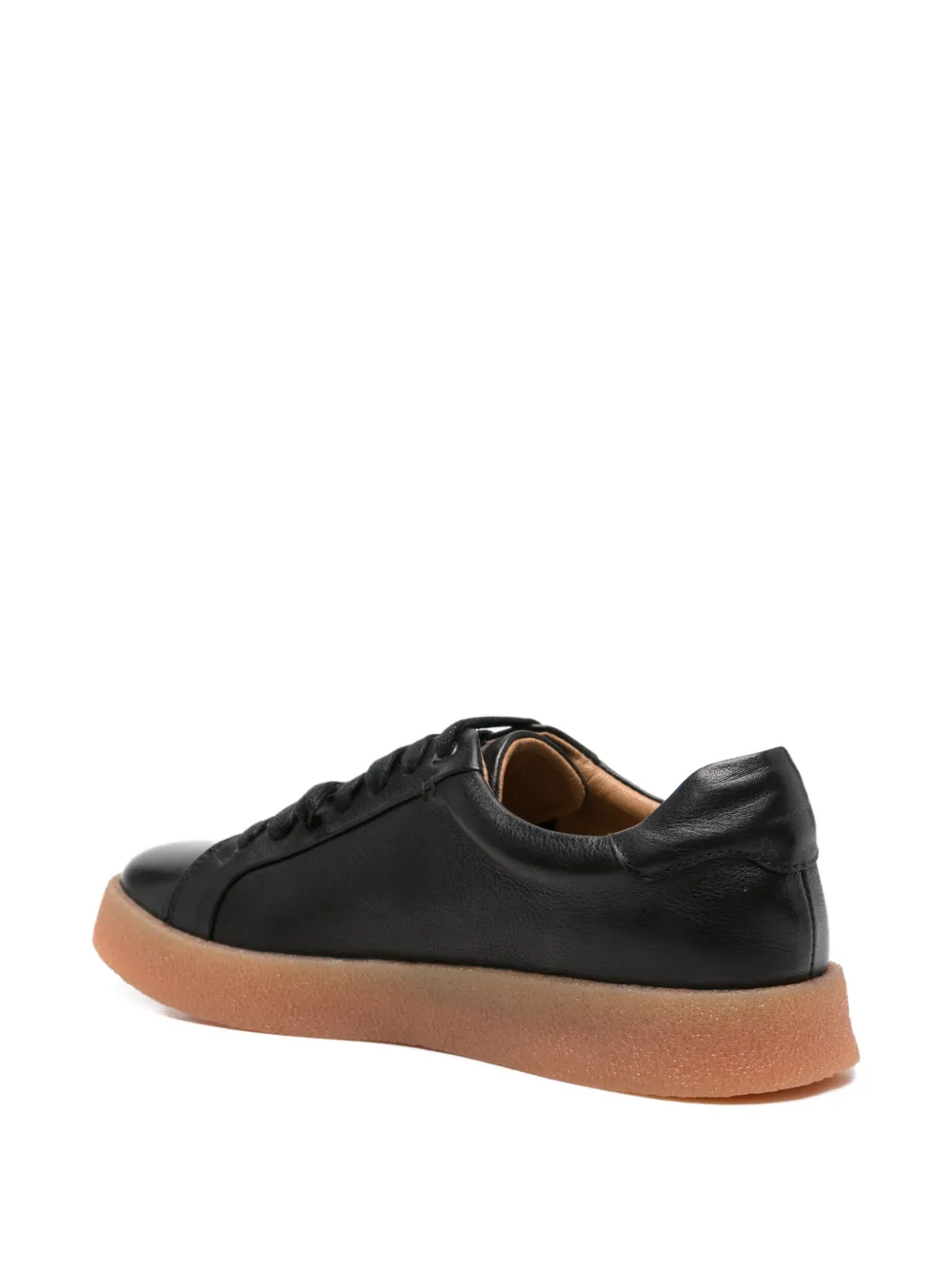 SERGIO MORETTI FIRENZE Leren sneakers Zwart