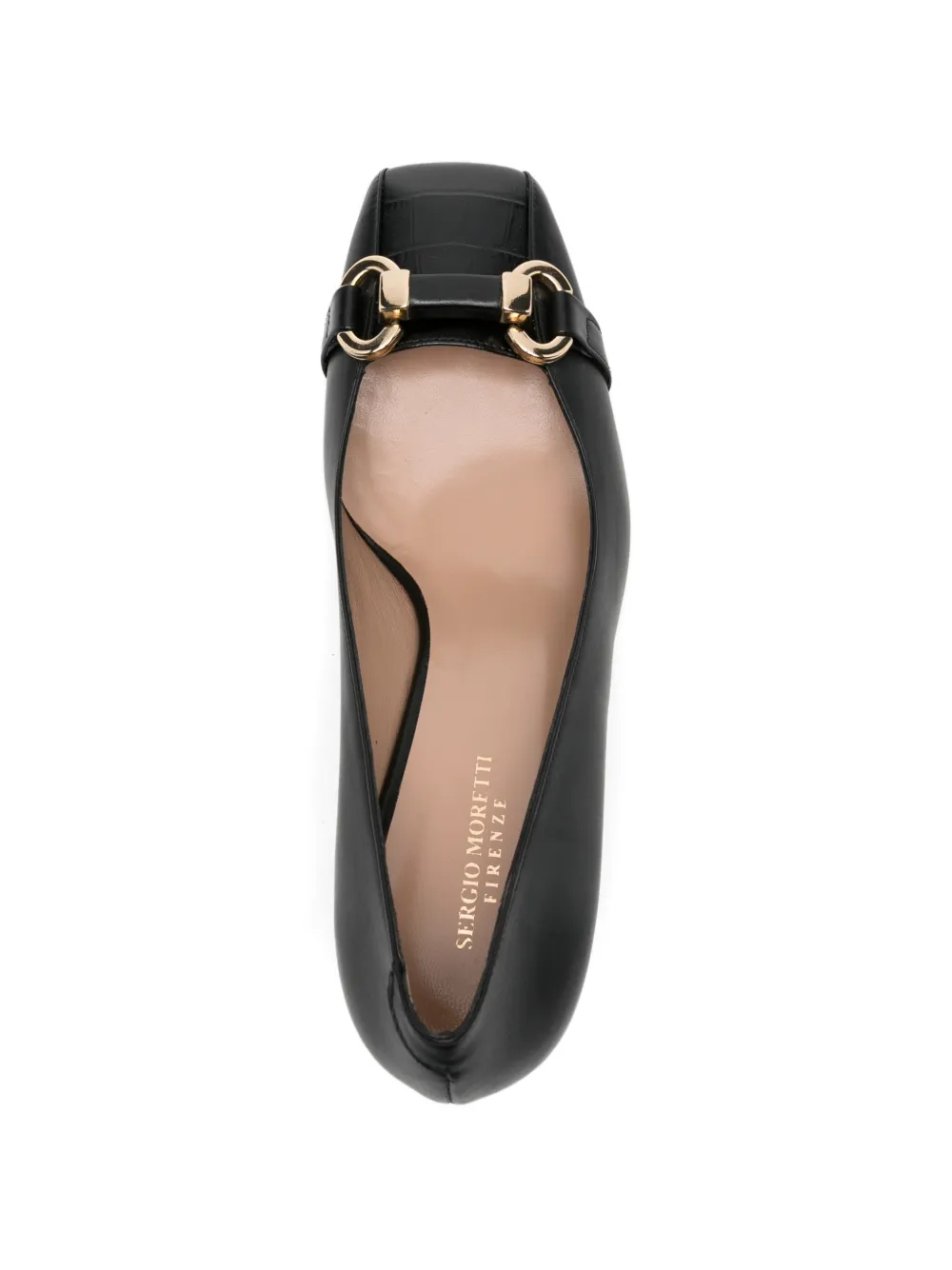 SERGIO MORETTI FIRENZE Leren pumps Zwart