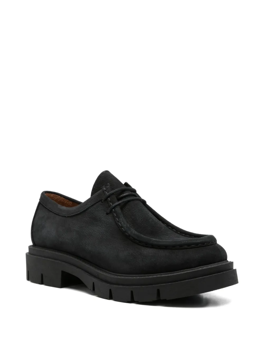 SERGIO MORETTI FIRENZE Derby veterschoenen met chunky zool Zwart