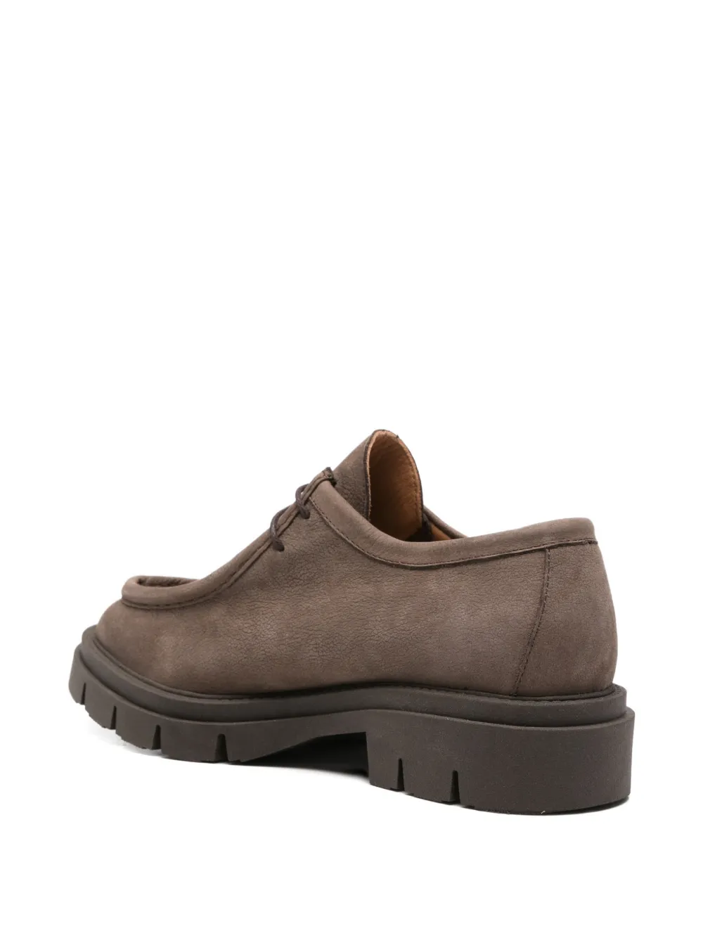 SERGIO MORETTI FIRENZE Loafers met geribbelde zool Bruin