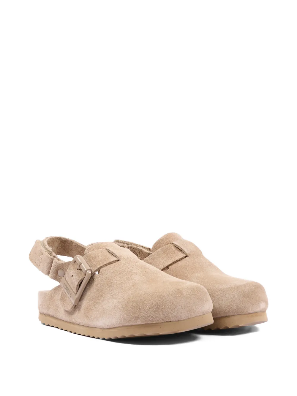 Colors Of California Sabot buckle strap clogs - Toni neutri