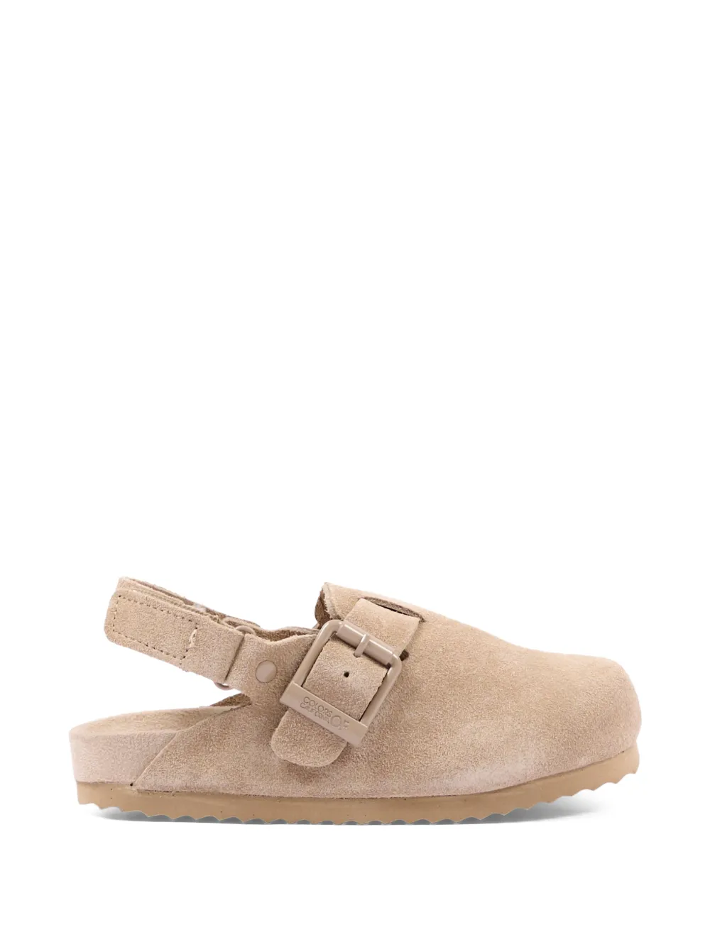 Colors Of California Sabot klompen met gespband Beige
