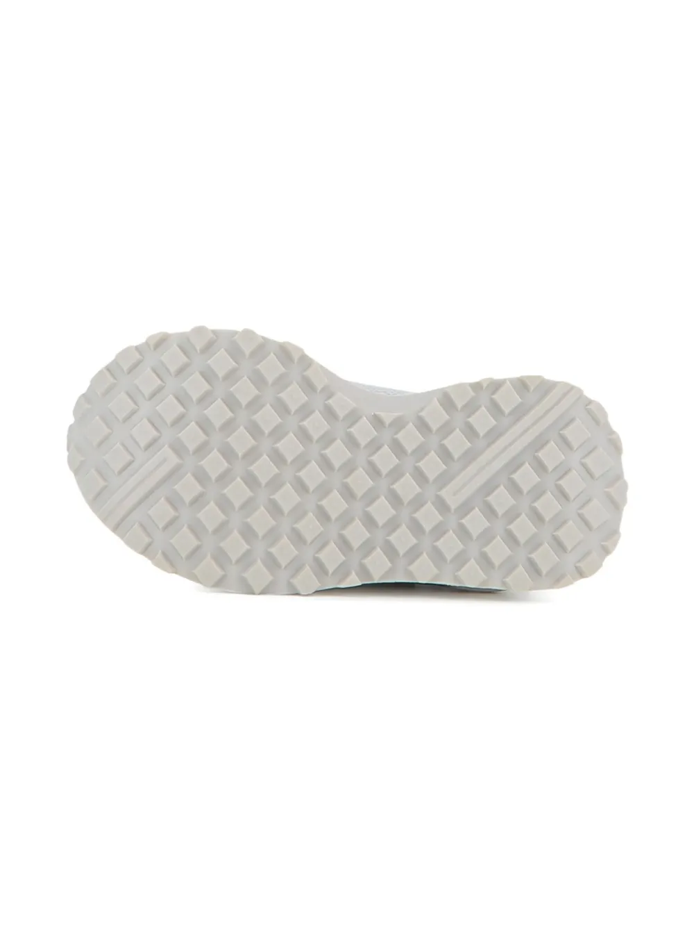 BOSS Kidswear knitted panel sneakers Grijs