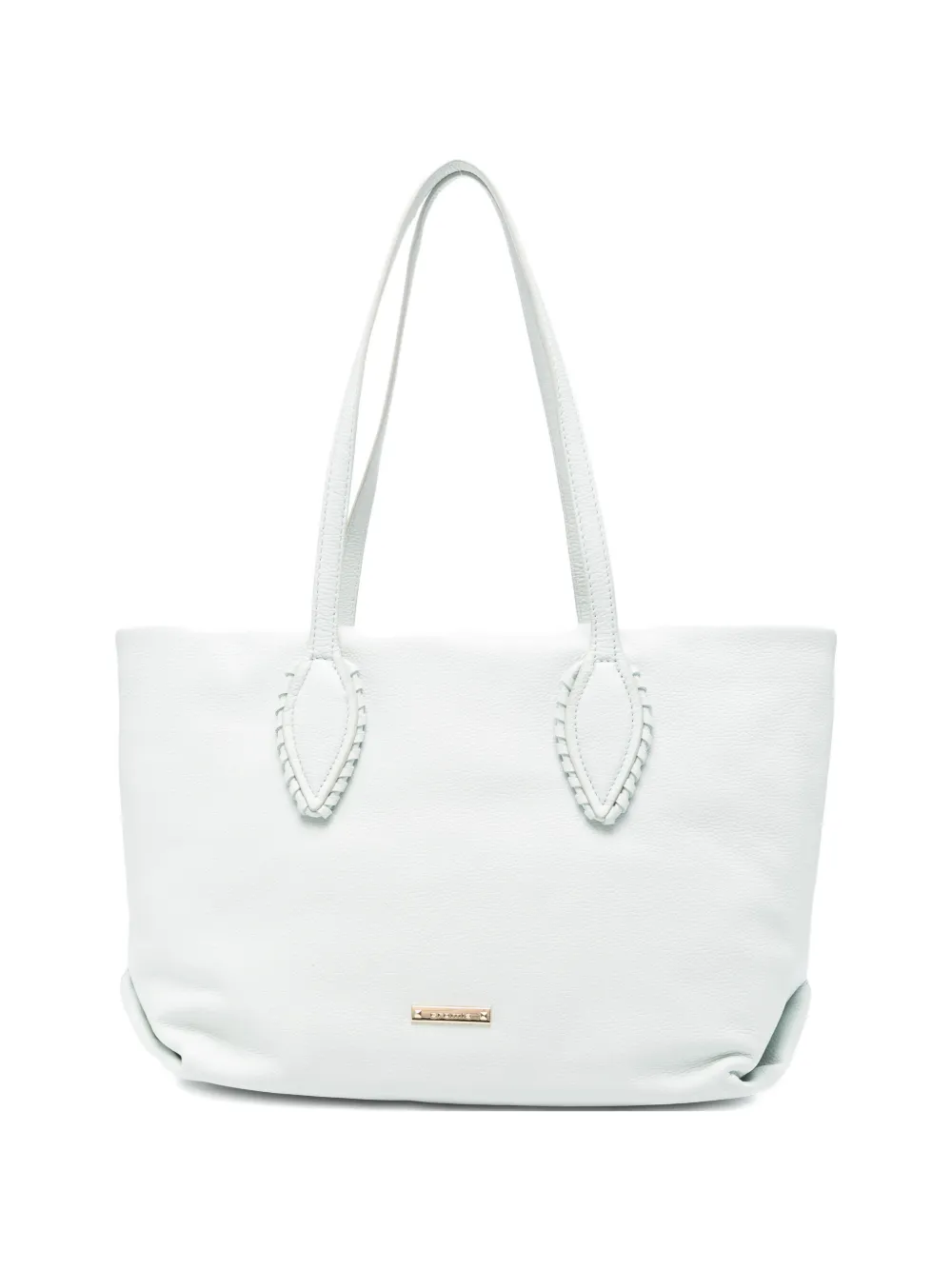 cromia top-handles leather tote bag - Blu