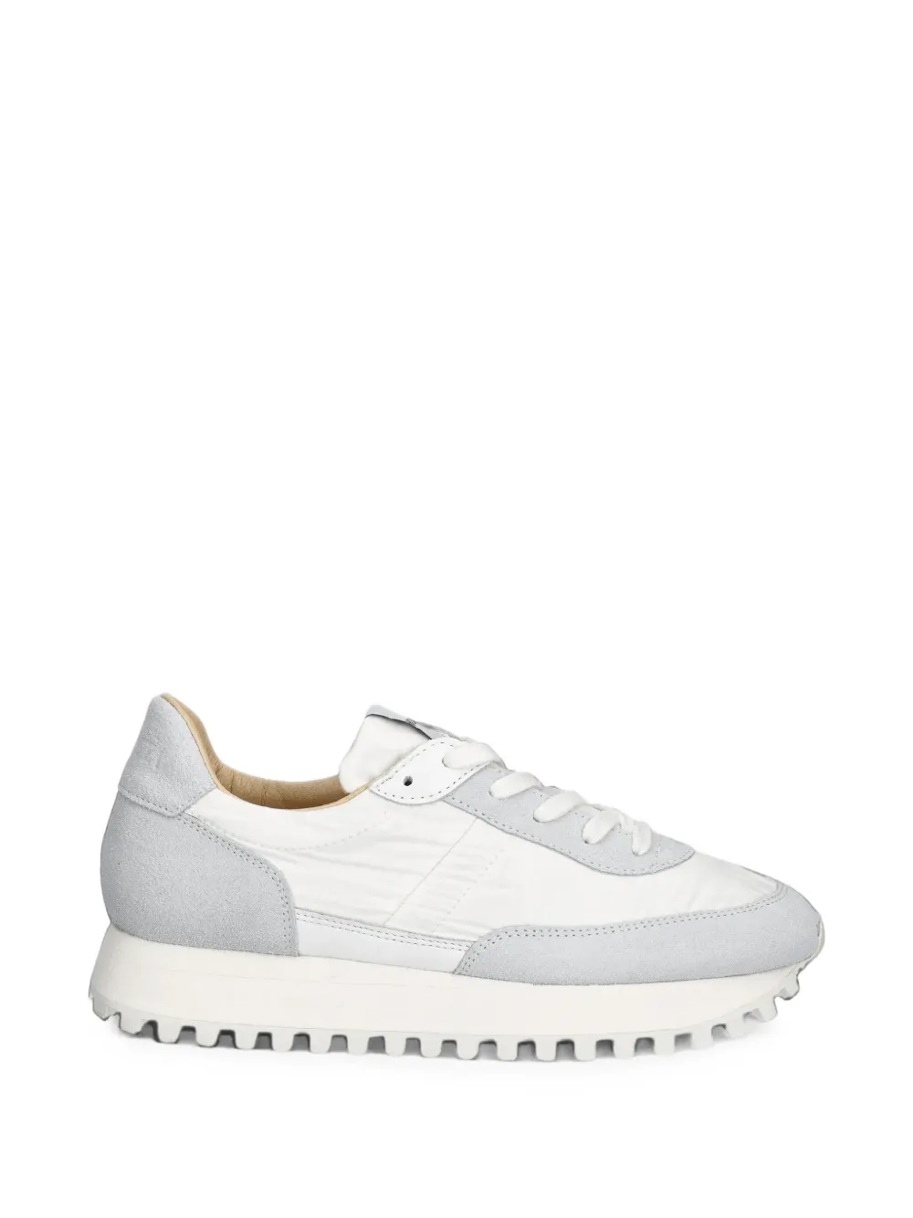 Novesta Suede-panelled Sneakers In White