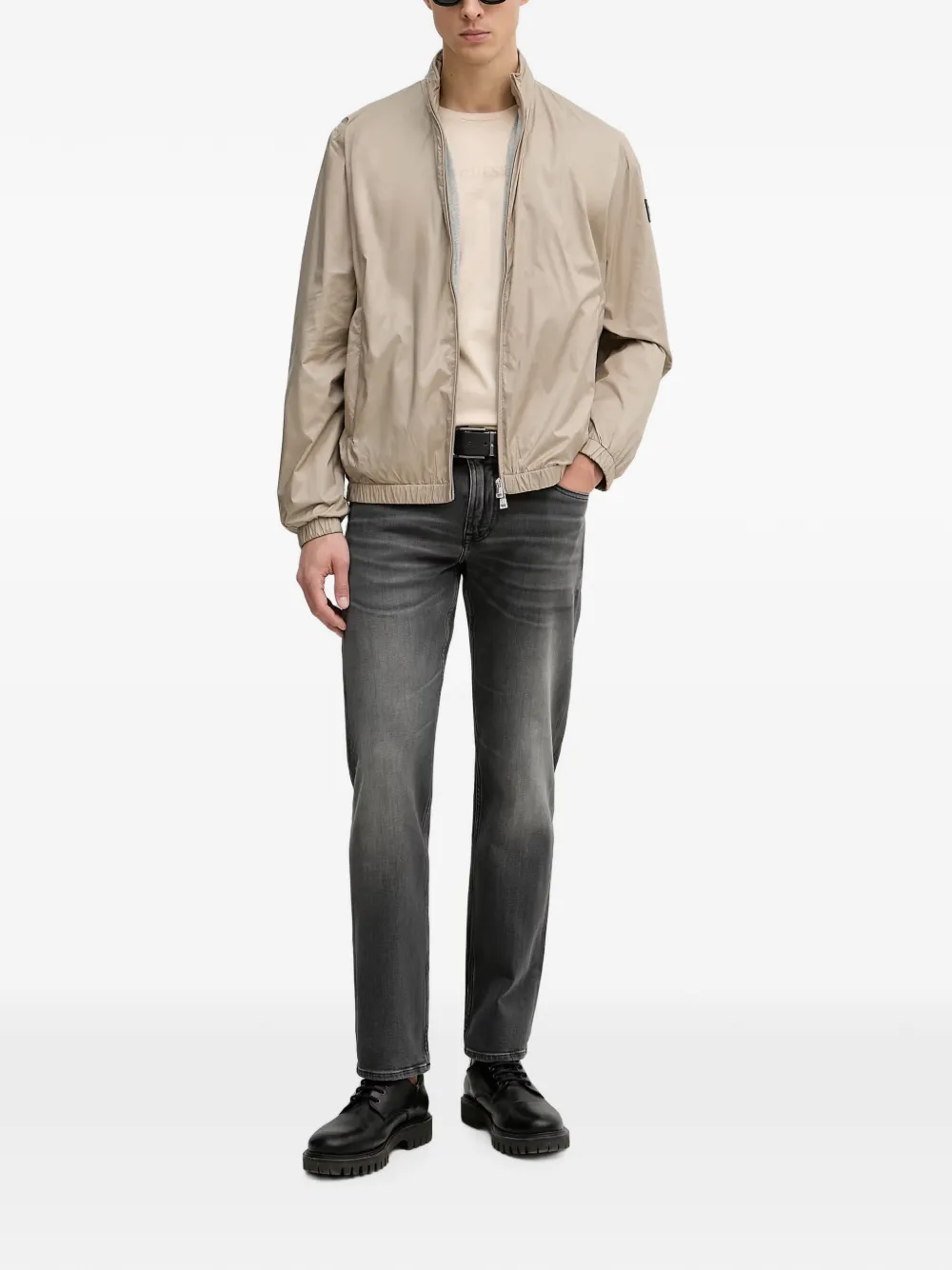 Mos Mosh Clem jack met rits Beige