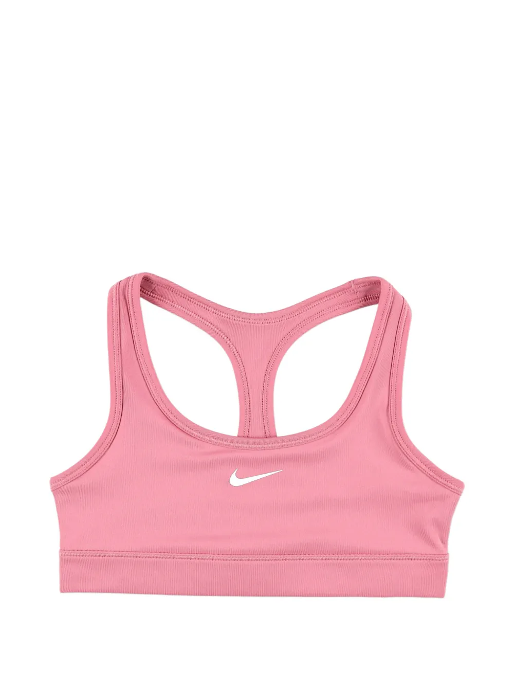 Nike Kids logo-print sports bra - Rosa