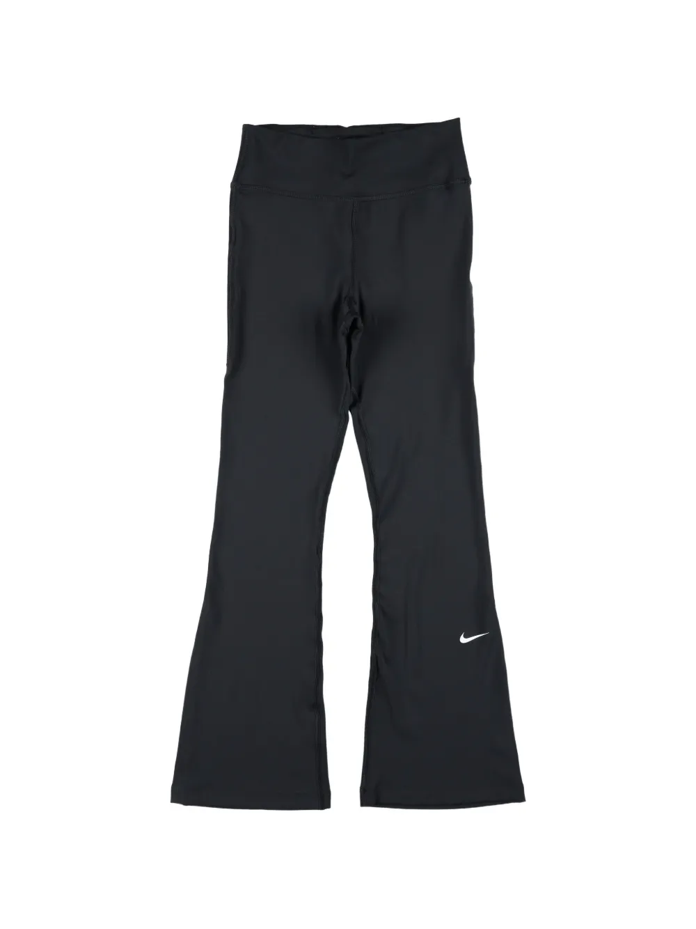 Nike Kids logo-print flared leggings - Nero