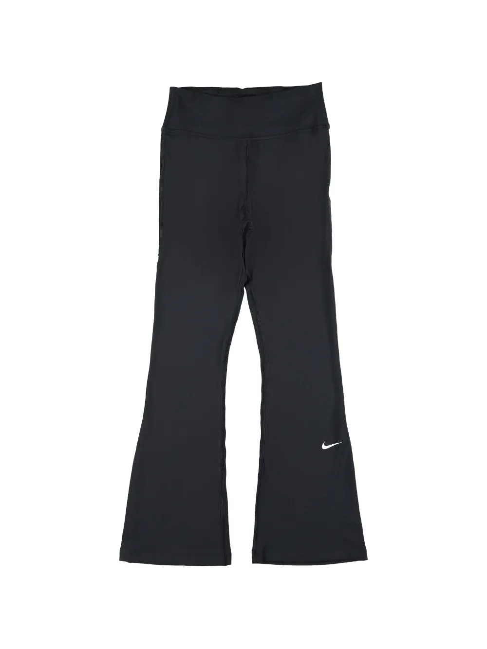 Nike Kids logo-print flared leggings - Nero