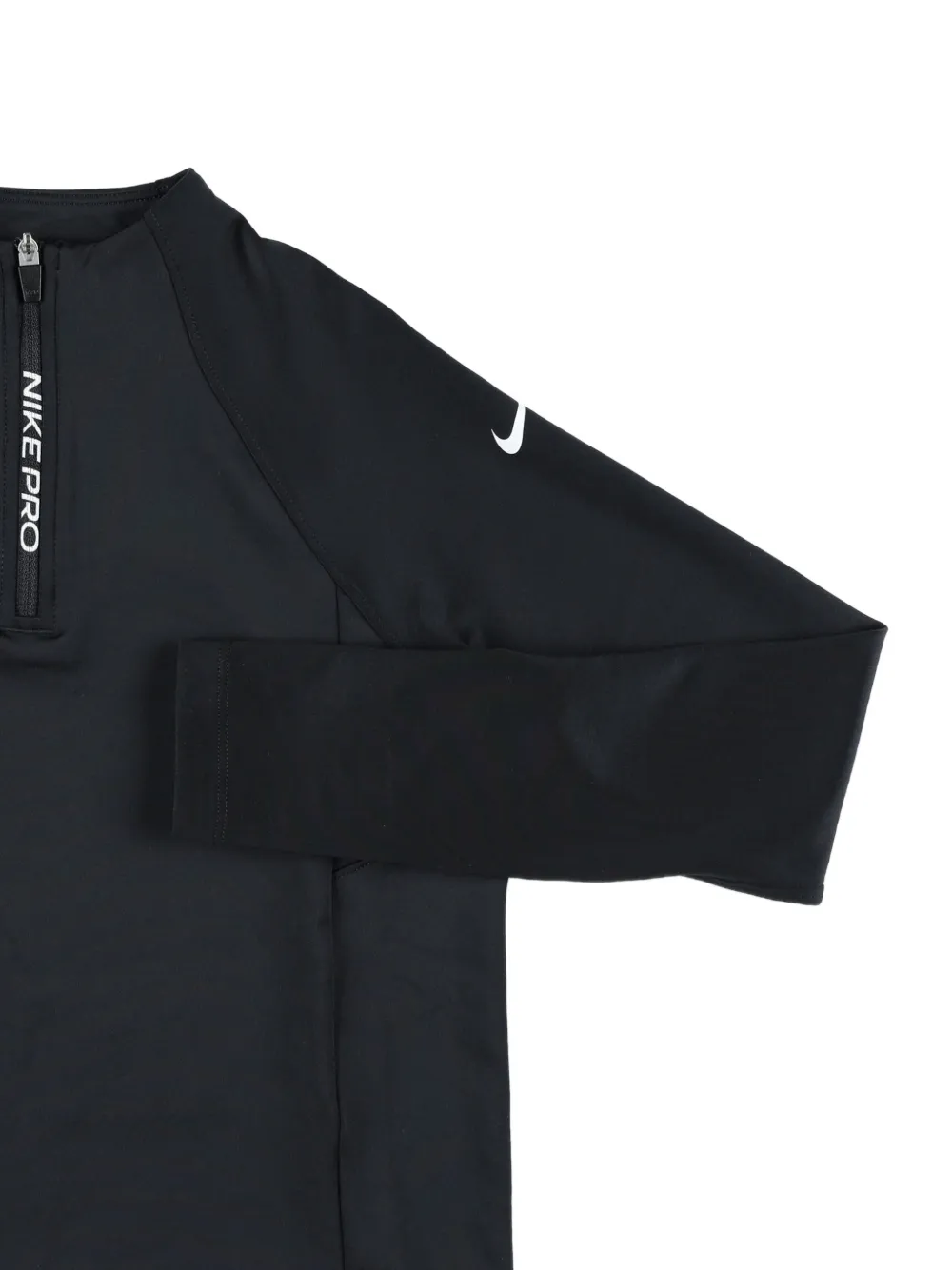 Nike Kids Sweater met halve rits Zwart