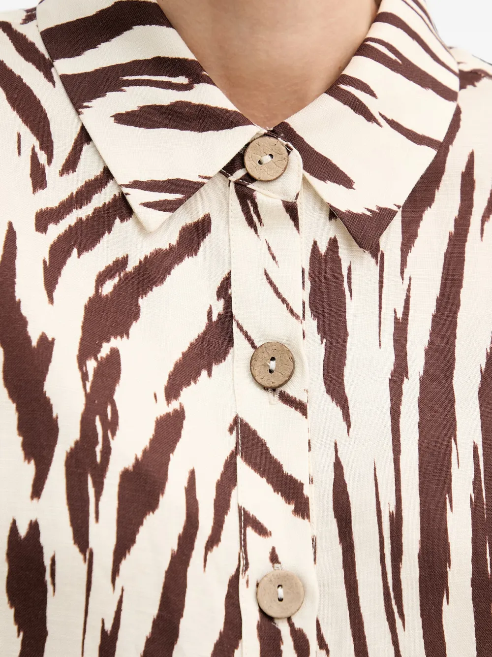 Joseph Ribkoff Button-up blouse Beige