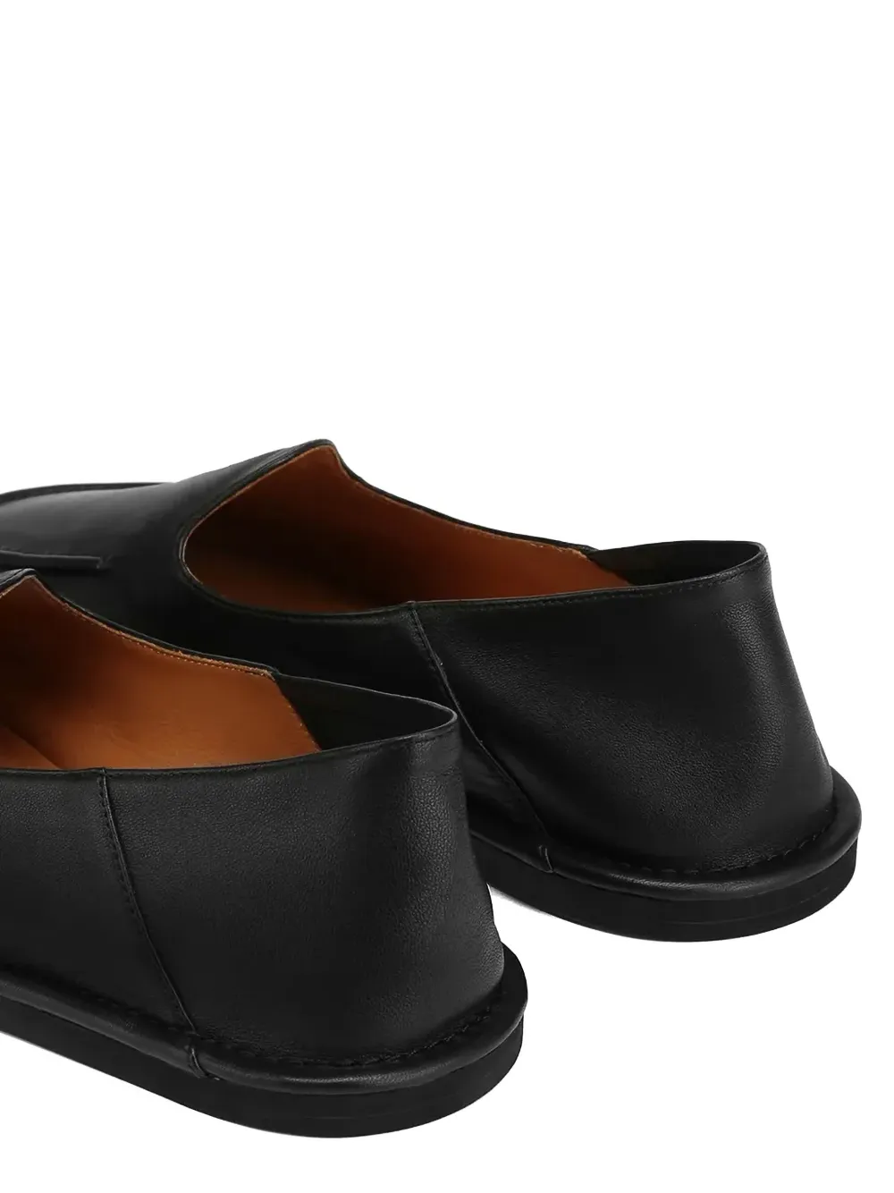 NAKED WOLFE Reef leren loafers Zwart