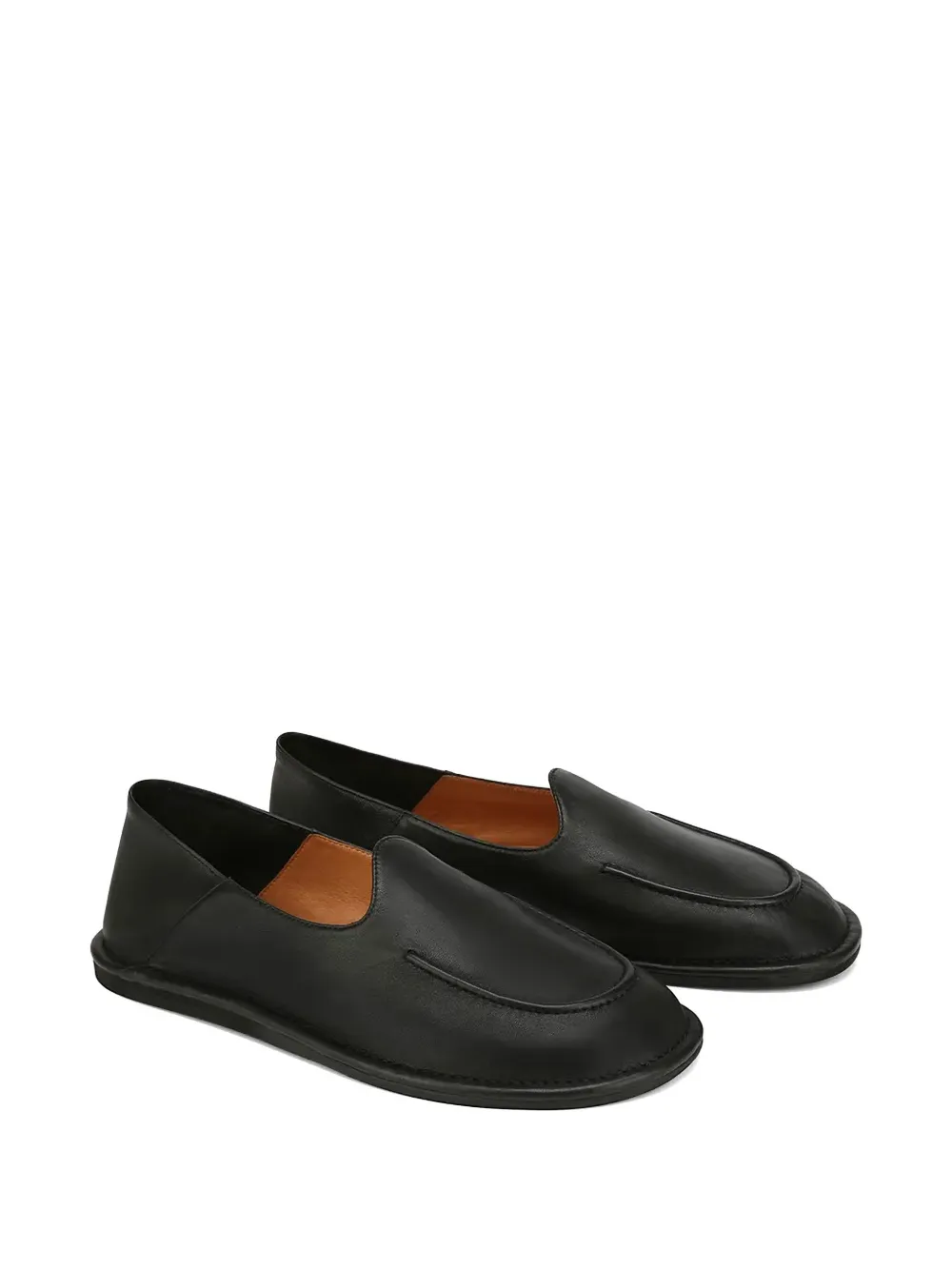 NAKED WOLFE Reef leren loafers Zwart