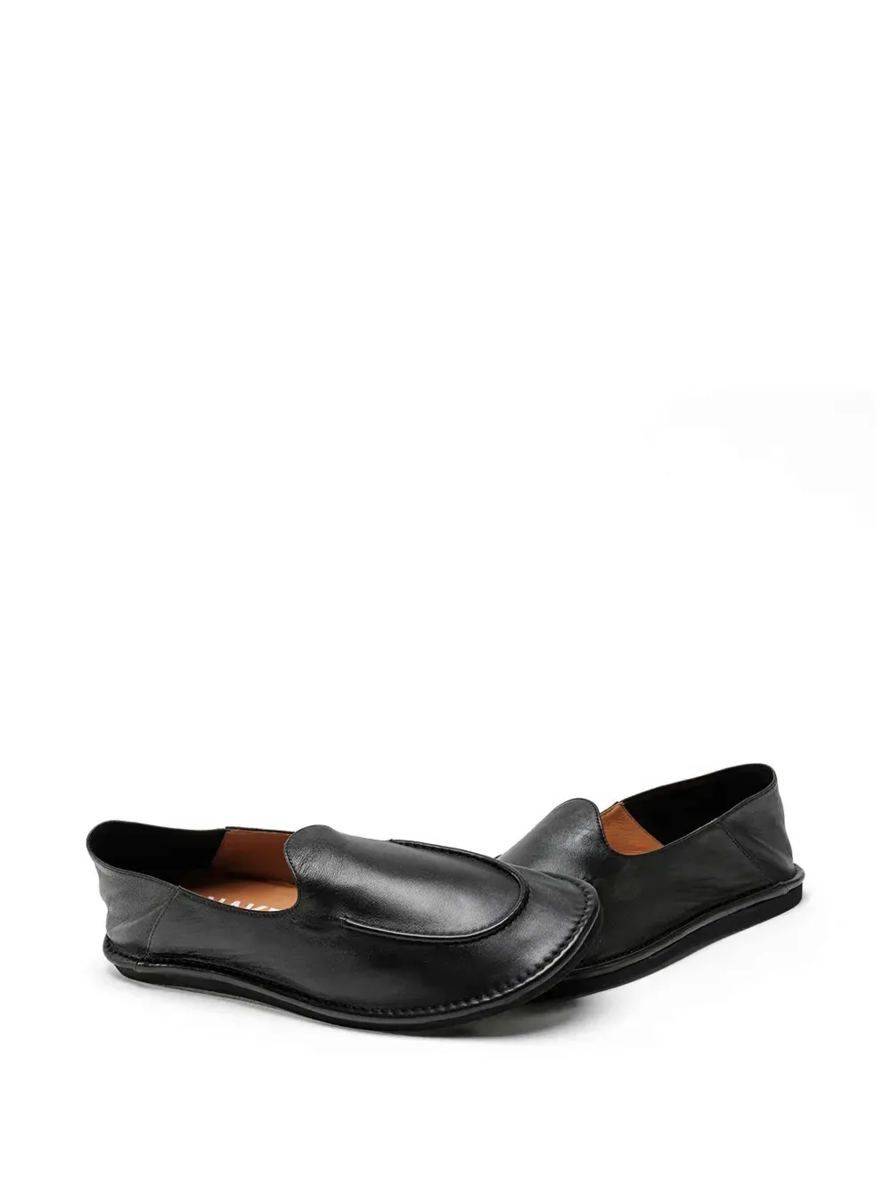 NAKED WOLFE Reef leren loafers Zwart