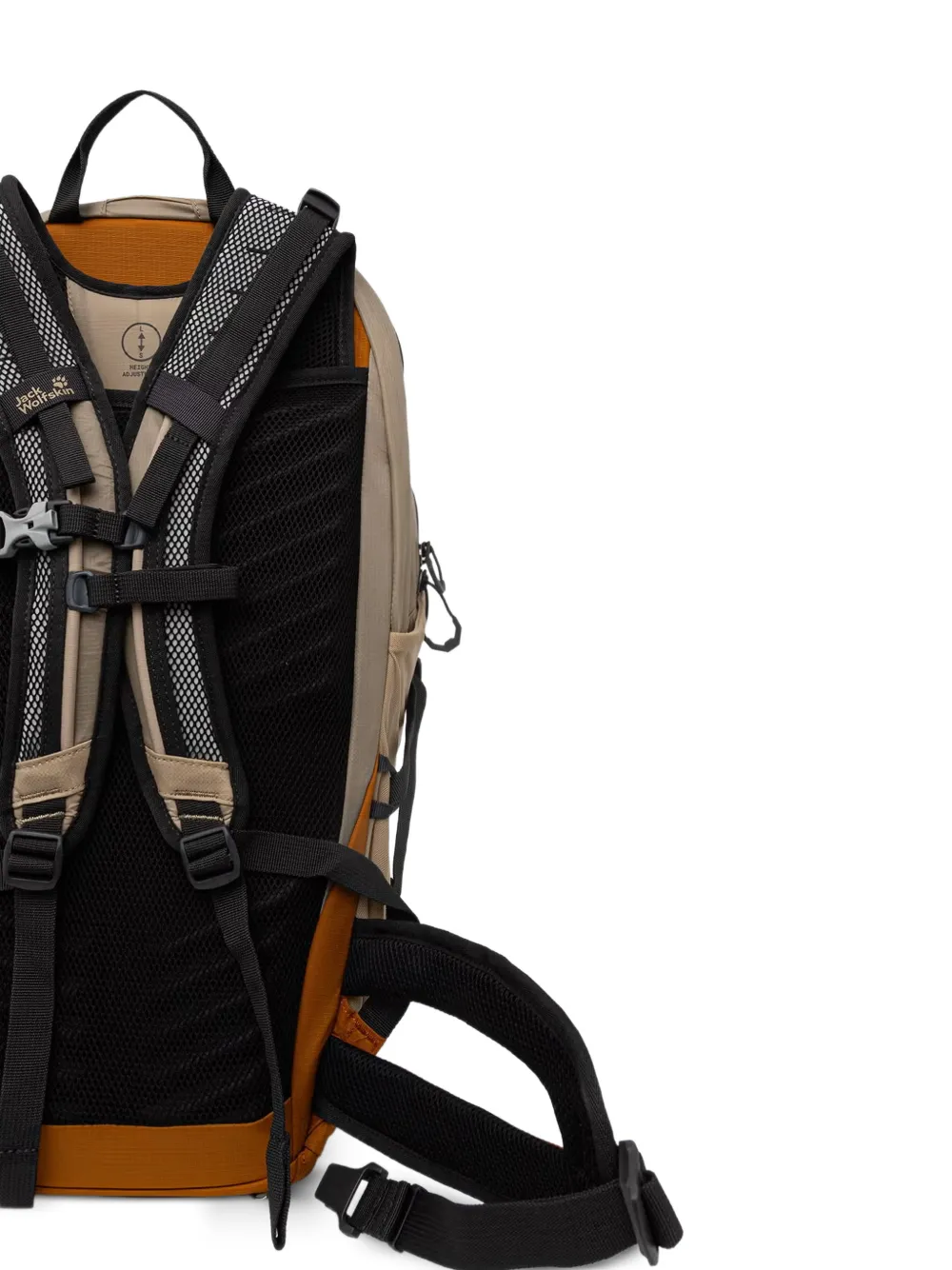 JACK WOLFSKIN Echotrek Shape 25 rugzak met colourblocking en gesp Oranje