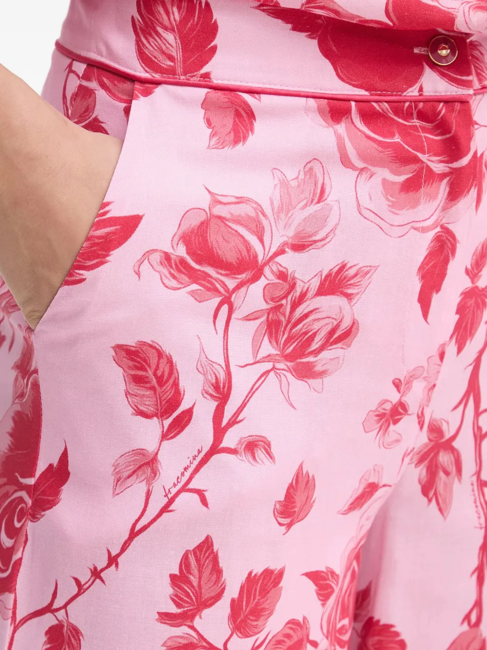 FRACOMINA Palazzo broek Roze