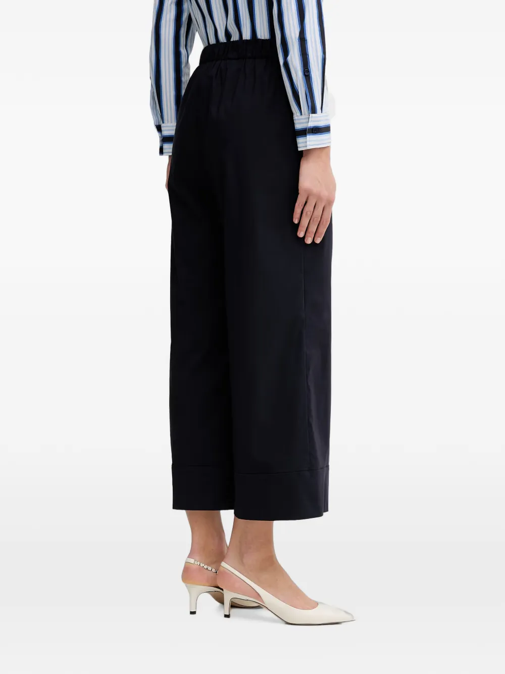 Joseph Ribkoff Cropped plooibroek Blauw