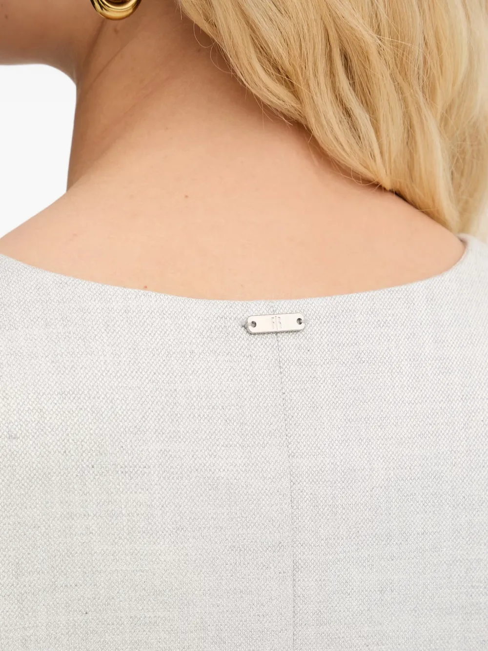 FRACOMINA Gilet met V-hals Grijs