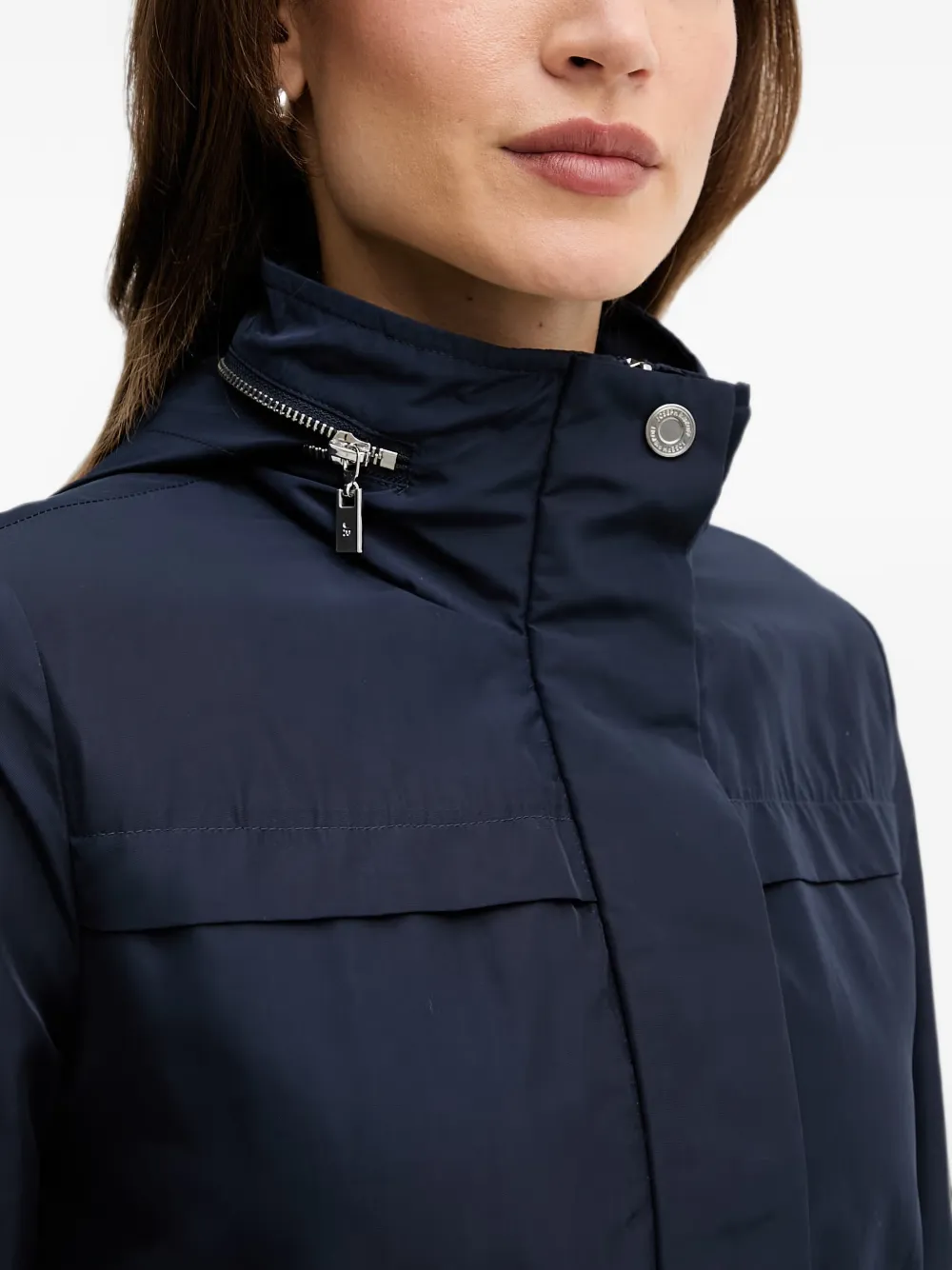 Joseph Ribkoff Jack met capuchon en trekkoord Blauw