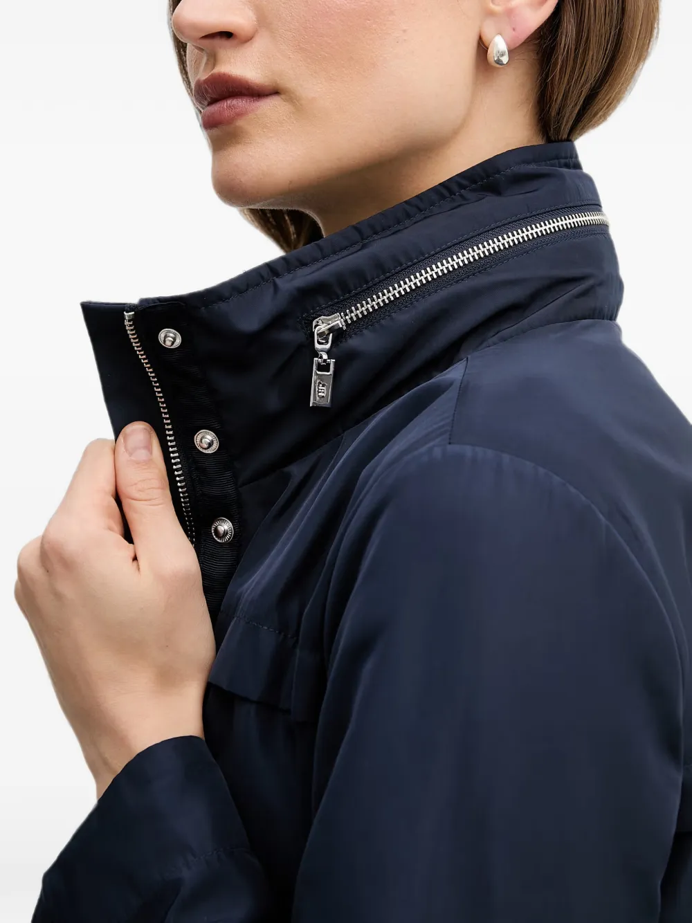 Joseph Ribkoff Jack met capuchon en trekkoord Blauw
